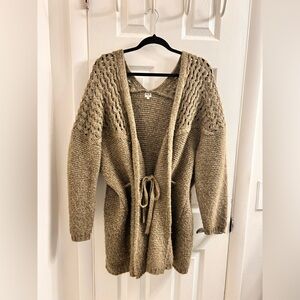 Cozy Knit Open-Front Sweater